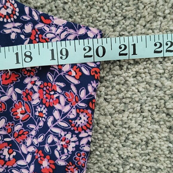 Gap Purple Flowered Sleeveless lined Dress Medium - Picture 10 of 12